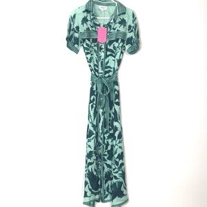 Brand new Omika Amira green maxi dress XS size